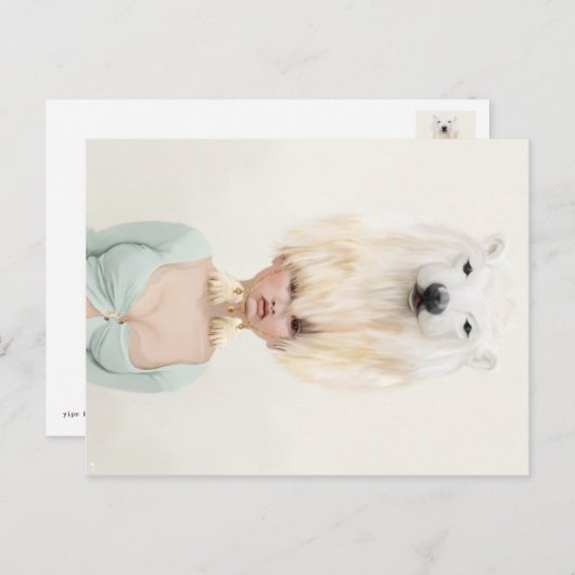 Yip Bärgirl Postkarte (Vorne/Hinten)
