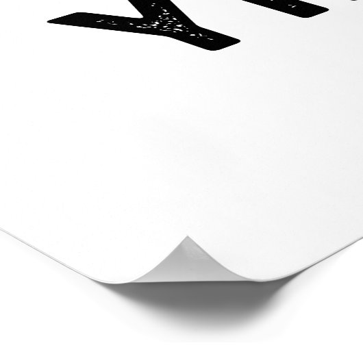 Yip-pea Happy Pea Pun Poster (Ecke)