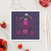 Yip Yip Martian Weltraum-Abenteuer Serviette (Beispiel)