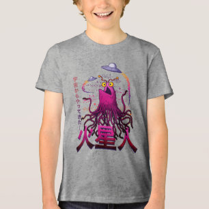 Yip Yip Martian Weltraum-Abenteuer Tri-Blend Shirt