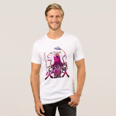 Yip Yip Martian Weltraum-Abenteuer Tri-Blend Shirt (Vorderseite voll)