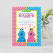 Yip-Yips zum Geburtstag Einladung (Stehend Vorderseite)