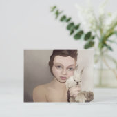 Yipenkaninchen Postkarte (Stehend Vorderseite)