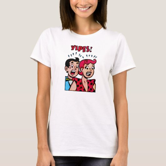 YIPES! Vintage Comic-Kunst T-Shirt (Vorderseite)