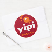 Yipi 3'' Rundaufkleber Runder Aufkleber (Umschlag)