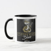 Yippee Ki-Ay Blues Coffee Tasse (Links)