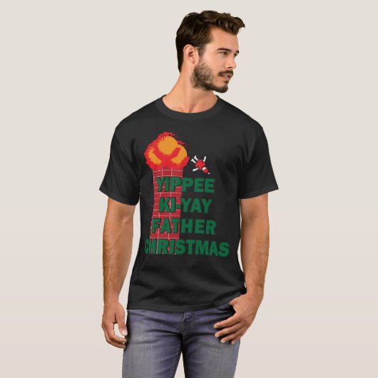 Yippee Ki-Yay Father Christmas T-Shirt (Vorne ganz)