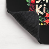 Yippee-ki-yay Funny Christmas Party Long Sleeve Mousepad (Ecke)