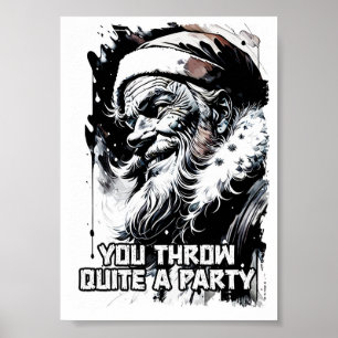 Yippee Ki Yay Lustiger Weihnachtszitat Popkultur Poster