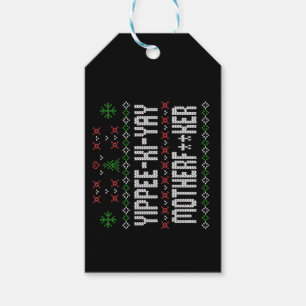 Yippee Ki Yay Ugly Christmas Sweater Geschenkanhänger