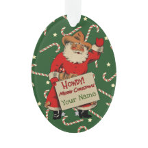 Yippee Ki-Yay Weihnachtscowboy Santa 202X