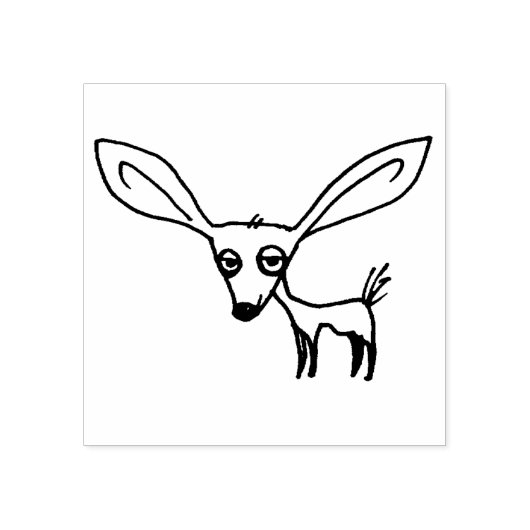 Yipper the Chihuahua Gummistempel (Prägung)