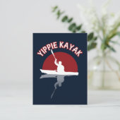 Yippie Kayak Postkarte (Stehend Vorderseite)