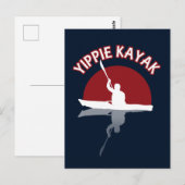 Yippie Kayak Postkarte (Vorne/Hinten)