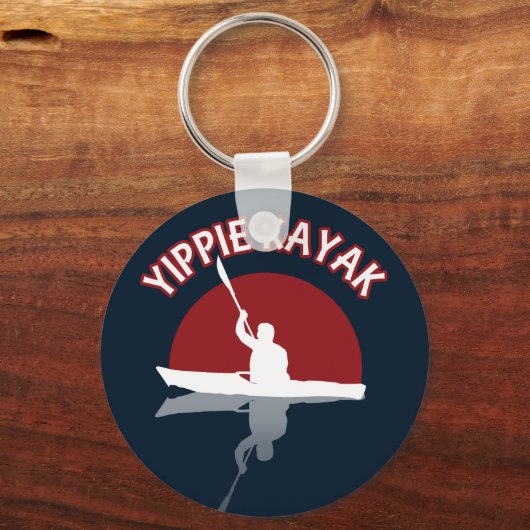 Yippie Kayak Schlüsselanhänger (Vorderseite)