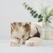 Yips Foxgirl Postkarte (Stehend Vorderseite)