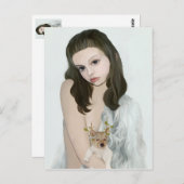 Yips-Hundehütte Postkarte (Vorne/Hinten)