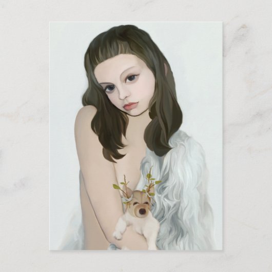 Yips-Hundehütte Postkarte (Vorderseite)