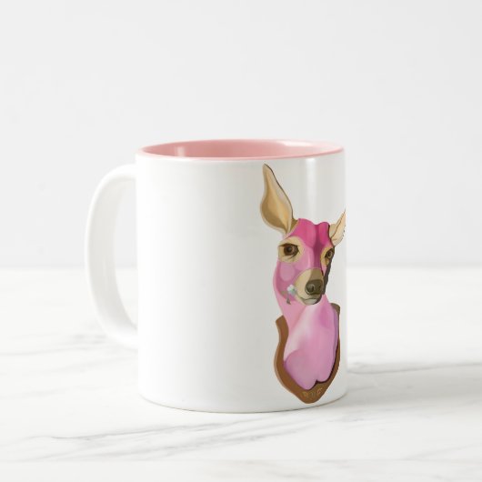 YIPS lieb Zweifarbige Tasse (Vorderseite Links)
