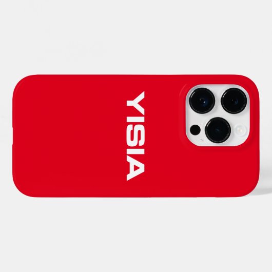Yisia iPhone / iPad Gehäuse Rot Case-Mate iPhone Hülle (Rückseite (Horizontal))
