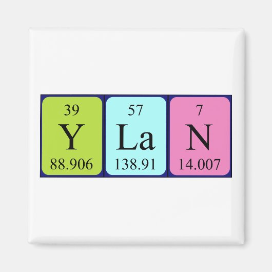 Ylan Periodenmagnet Magnet (Vorne)