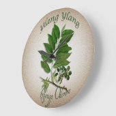 Ylang-Ylang Aromatherapie-Uhr Große Wanduhr (Winkel)