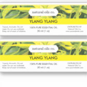 Ylang Ylang Essential Oils Fragrande Flaschenetike Aufkleber (Vorderseite)