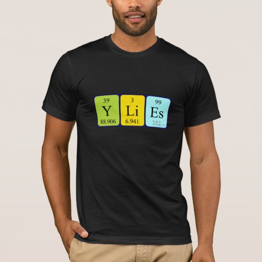 Ylies Periodenname-Shirt T-Shirt (Vorderseite)