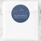 YLLÄS FINLAND-Aufkleber Runder Aufkleber (Tasche)
