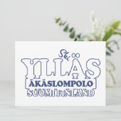 YLLÄS FINLAND - Einladung (Stehend Vorderseite)