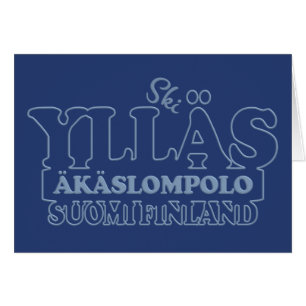 YLLÄS FINLAND Grußkarte