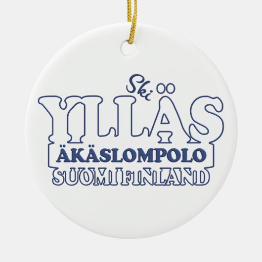 YLLÄS FINLAND-Ornament Keramik Ornament (Vorne)