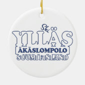 YLLÄS FINLAND-Ornament Keramik Ornament (Hinten)