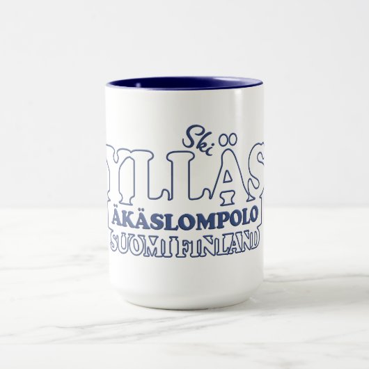 YLLÄS FINLAND Tasse - wählen Sie Stil & Farbe (Zentrum)