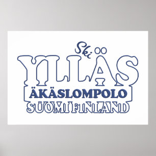 YLLÄS FINLAND Zollposter Poster