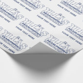 YLLÄS FINLAND Zollverpackungspapier Geschenkpapier (Ecke)