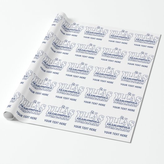 YLLÄS FINLAND Zollverpackungspapier Geschenkpapier (Ungerollt)
