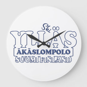 YLLÄS FINNLAND-Wanduhr Große Wanduhr