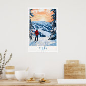Ylläs Norwegen Wandkunst 1 Poster (Küche)
