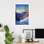 Ylläs Ski Lift Poster 1 (Heimbüro)