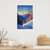 Ylläs Ski Lift Poster 1 (Küche)