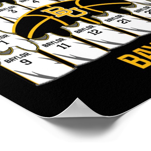 Ylor March Madness 2025 Women's Sketll Nil Poster (Ecke)