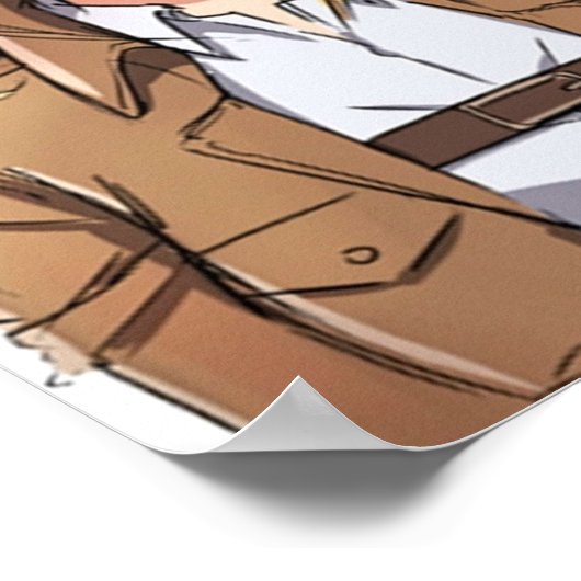 Ymir Christa Shingeki zu einem Kyojin-Angriff auf  Poster (Ecke)