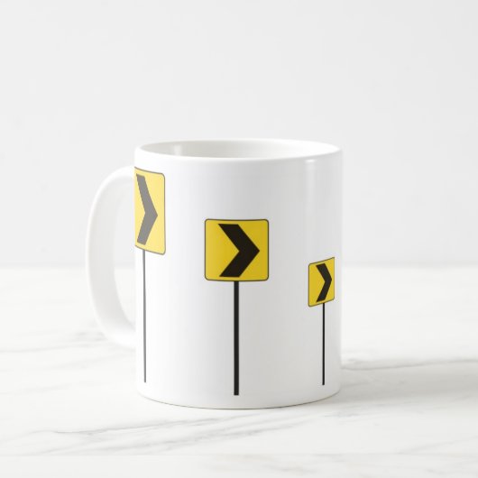 " YMy66 Verkehrsschilder 1 Kaffeetasse (Vorderseite Links)