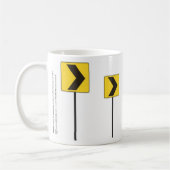 " YMy66 Verkehrsschilder 1 Kaffeetasse (Links)