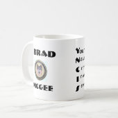 YNCIS spezielle Agent-Tasse Kaffeetasse (Vorderseite Links)