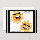 YNOTME, DIE SONNENSCHIRME POSTKARTE (Vorne/Hinten)