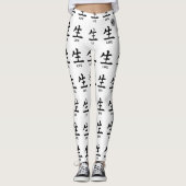 YNOTME LEGGINGS LIFE nur weiß (Vorderseite)
