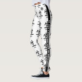 YNOTME LEGGINGS LIFE nur weiß (Links)