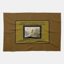 YNOTME Monotone Quacking3 Geschirrtuch